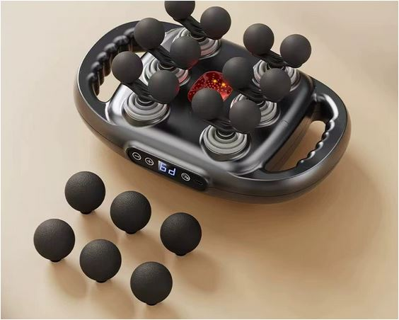 تفنگ ماساژ عضلات چند سری با صفحه نمایش LCD