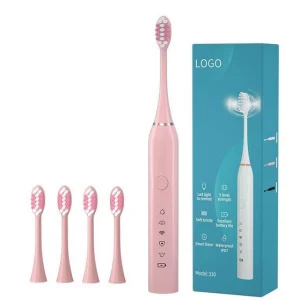 مسواک برقی شارژی با برس نرم و پنج حالت تنظیم، ست کامل