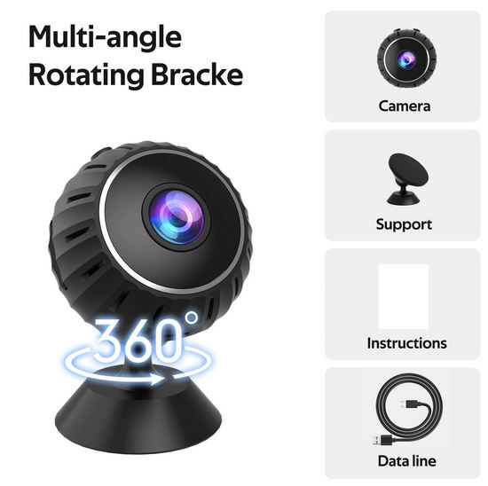 دوربین وایفای کوچک QiYou مدل X10 با کیفیت 1080P