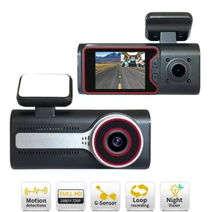 دوربین خودرو ۳ کاناله با نمایشگر ۲ اینچی IPS و دید در شب