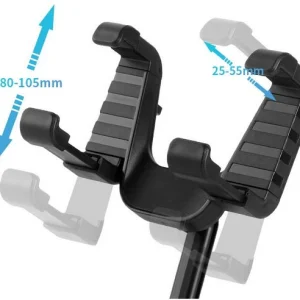 پایه نگهدارنده موبایل خودرو مدل آینه عقب با چرخش ۳۶۰ درجه