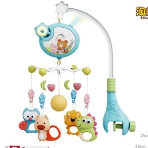 آویز موزیکال تخت نوزاد با ریموت کنترل