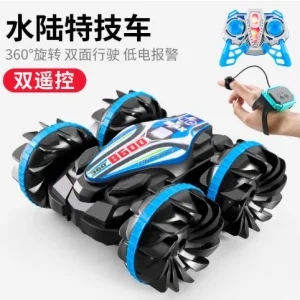 ماشین آبی‌خاکی کنترلی دوبل‌رو با حرکات نمایشی