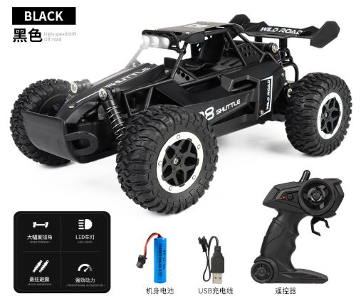 ماشین کنترلی آفرود آلیاژی پرسرعت 1:16 با کنترل 2.4G
