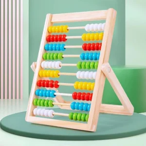 چرتکه آموزشی چوبی کودکانه