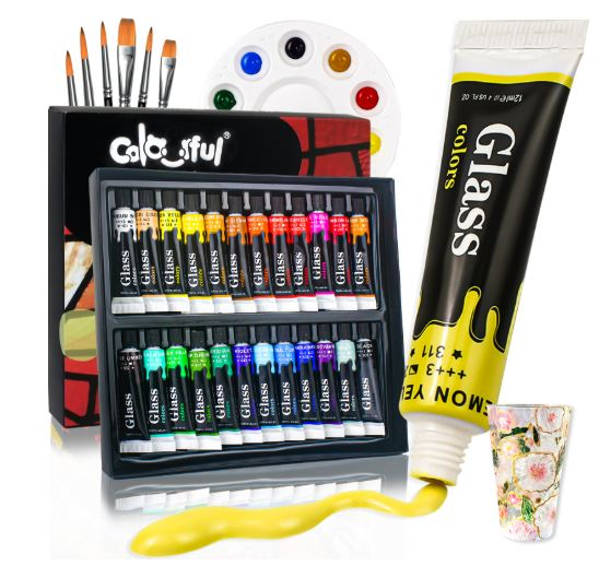 ست رنگ شیشهای ۱۲ رنگ ۱۲ میل MEMORY