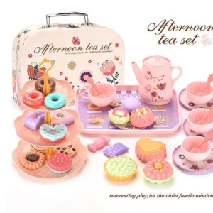 ست بازی دخترانه چای و کیک کودکانه