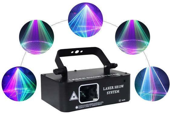 نور لیزری تمامرنگ DMX512 با افکتهای متنوع مخصوص صحنه و کلاب