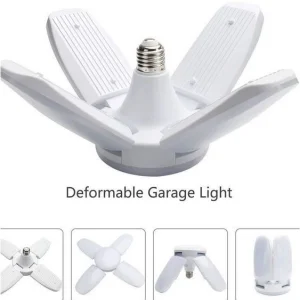 لامپ LED تاشو مدل ۴+۱ پایه E27 مناسب گاراژ