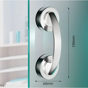 دستگیره درب شیشهای با نصب بدون نیاز به سوراخکاری