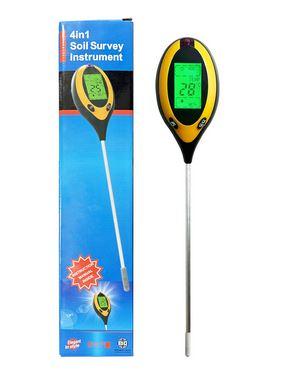 دستگاه تست خاک ۴ کاره: نور، دما، رطوبت و PH