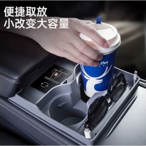 نگهدارنده سیلیکونی لیوان و وسایل برای تسلا مدل 3 و Y