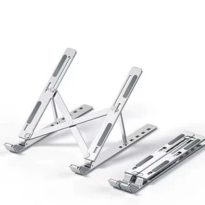 پایه نگهدارنده لپ‌تاپ آلومینیومی تاشو و قابل تنظیم