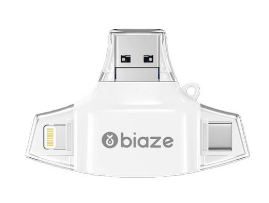 کارتخوان چندکاره Leegluad با پشتیبانی از SD/TF و اتصال USB/Type-C/Lightning