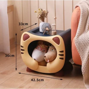 باکس نظمدهنده اسباببازی کودک با طرح گربه – قابل رویهمچینی