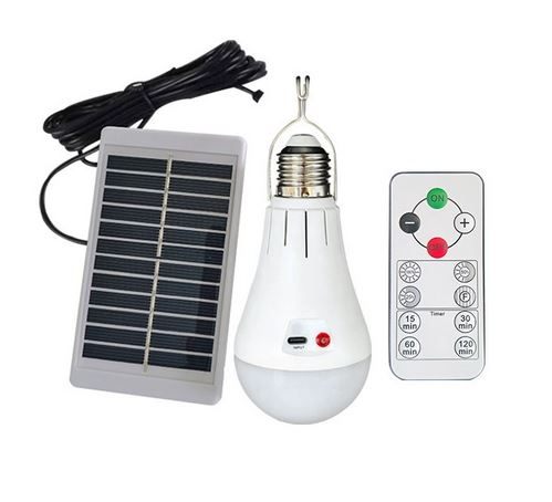 لامپ اضطراری LED قابل شارژ خورشیدی مخصوص کمپینگ