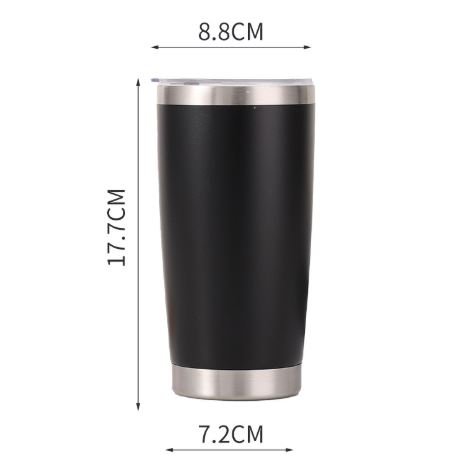 لیوان خودرو استیل دوجداره ۲۰ اونسی