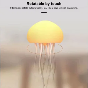 چراغ خواب LED مدل عروس دریایی با کنترل صوتی