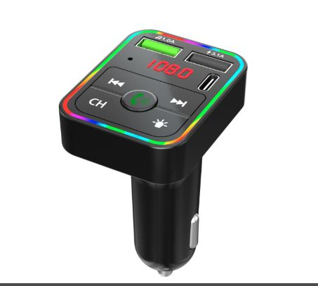 پخشکننده MP3 خودرو CAR F2 با بلوتوث ۵.۰ و پشتیبانی از TF/USB