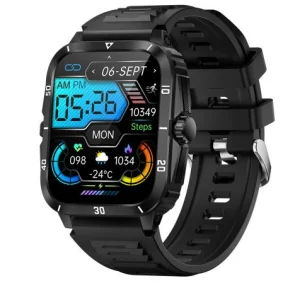 ساعت هوشمند K71 ضدآب با پایش ضربان قلب و تماس بلوتوثی