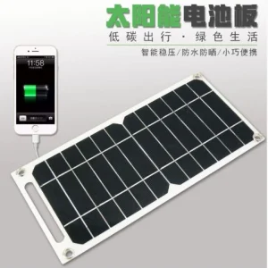 پنل خورشیدی ۶ وات ۵ ولت با USB مناسب سفر و کمپینگ