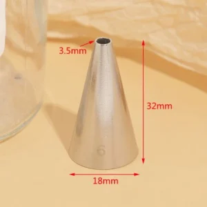 سری ماسوره گرد از استیل ضدزنگ ۳۰۴ مخصوص تزئین کیک