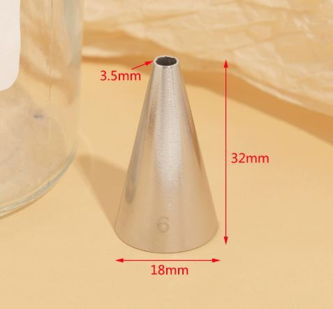 سری ماسوره گرد از استیل ضدزنگ ۳۰۴ مخصوص تزئین کیک