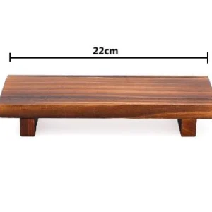 سینی چوبی دکوری سبک قدیمی برای شمع و لوازم بهداشتی