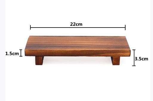 سینی چوبی دکوری سبک قدیمی برای شمع و لوازم بهداشتی