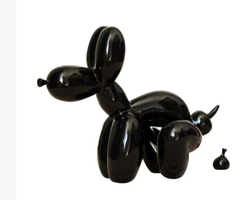 مجسمه سگ بادکنکی رزینی مدرن