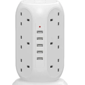 چندراهی برق هوشمند ایستاده با ۵ پورت USB مخصوص بازار انگلستان