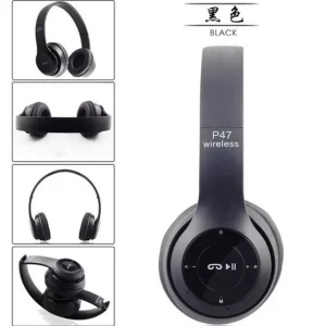 هدفون بلوتوثی بی‌سیم P47 با صدای استریو