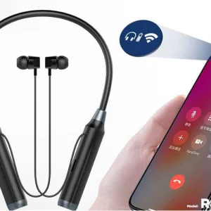 هندزفری بلوتوثی ورزشی دورگردنی R89 با نمایشگر LED