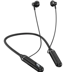 هندزفری بلوتوثی بی‌سیم دورگردنی با نمایشگر دیجیتال