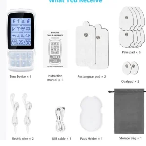 دستگاه ماساژ گردن EMS با ۲۸ حالت و دو کانال