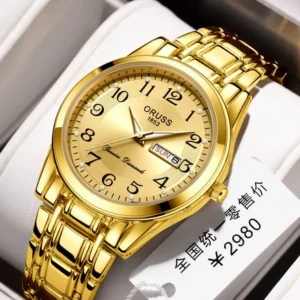 ORUSS Men's Luminous Quartz Watch