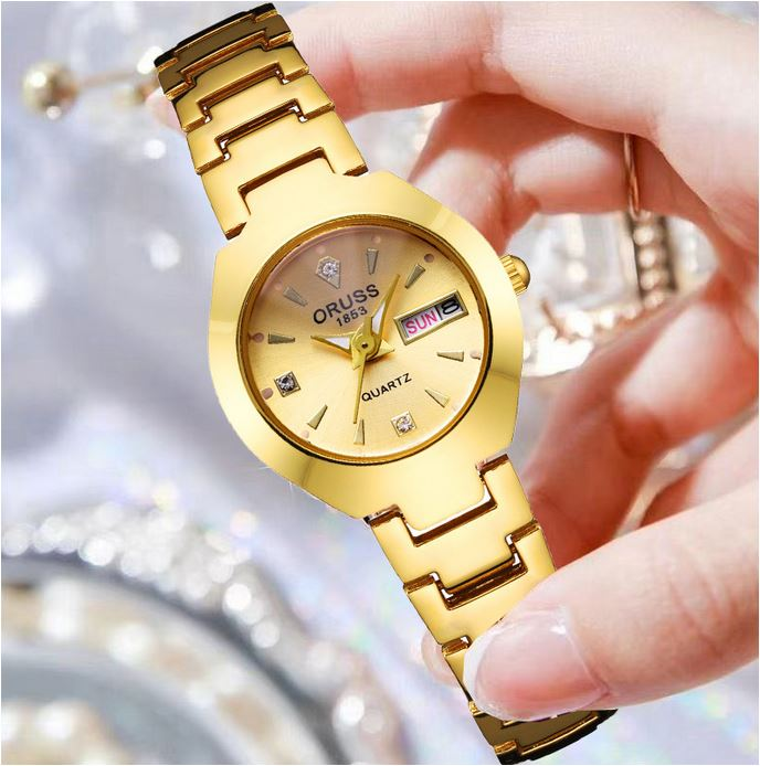 ساعت زنانه ضدآب مینیمال کوارتز برند ORUSS - Image 2